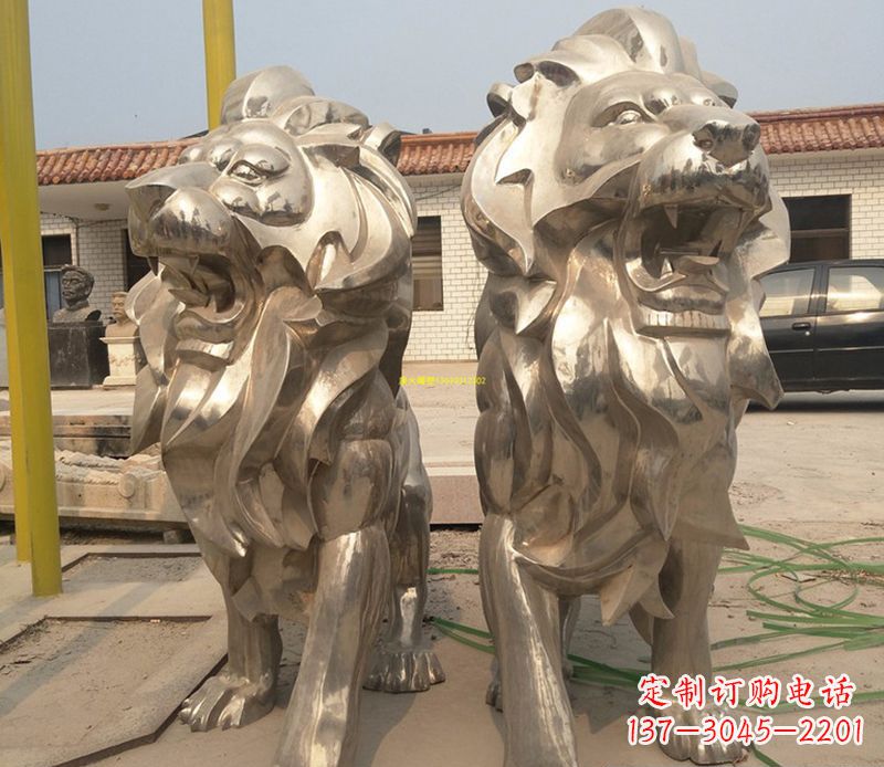 连云港狮子雕塑不锈钢