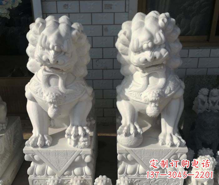 连云港狮子门口石雕,工艺精湛品质卓越