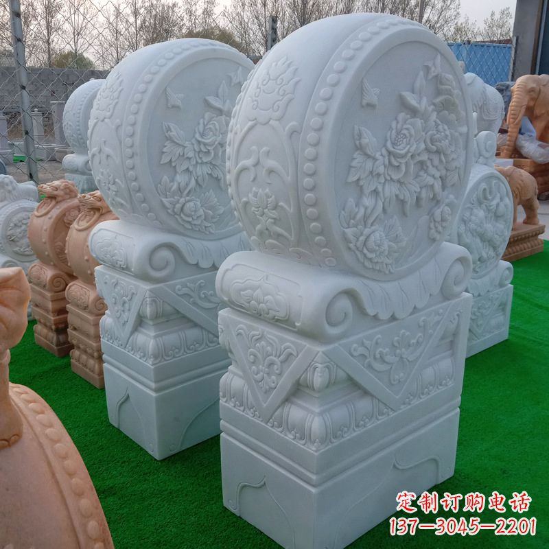 连云港石雕方柱门墩