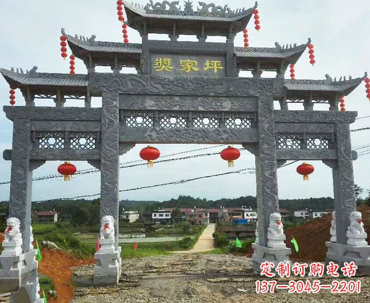 连云港石牌坊石雕