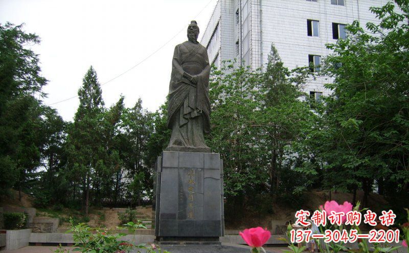 连云港司马迁古代名人铜雕