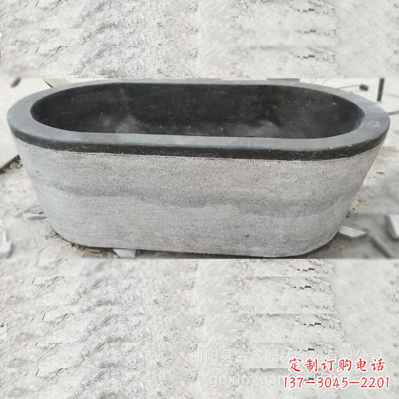 连云港庭院养鱼石雕水槽