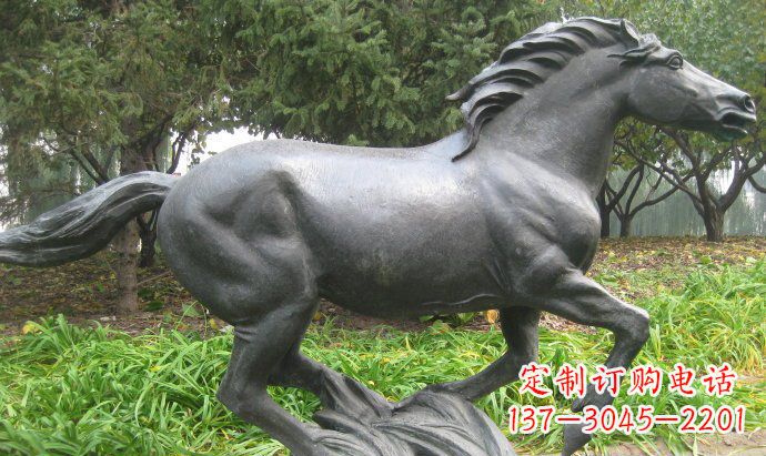 连云港铜雕奔马公园动物雕塑