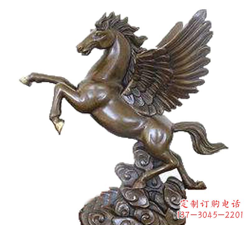 连云港铜雕飞黄腾达飞马