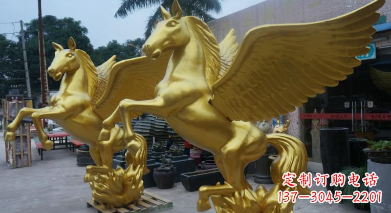 连云港铜雕飞马