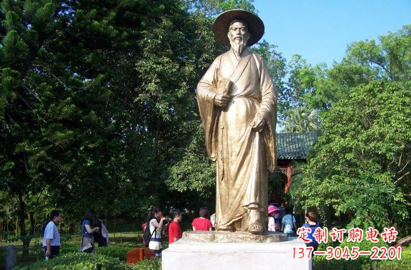 连云港铜雕古代名人苏轼苏东坡