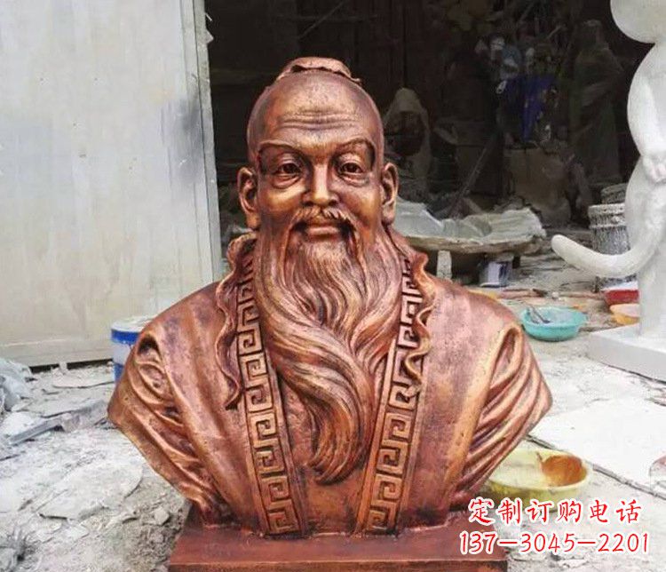 连云港铜雕古代孙思邈人物雕塑