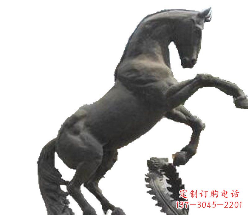 连云港铜雕广场街道景观摆件动物马雕塑