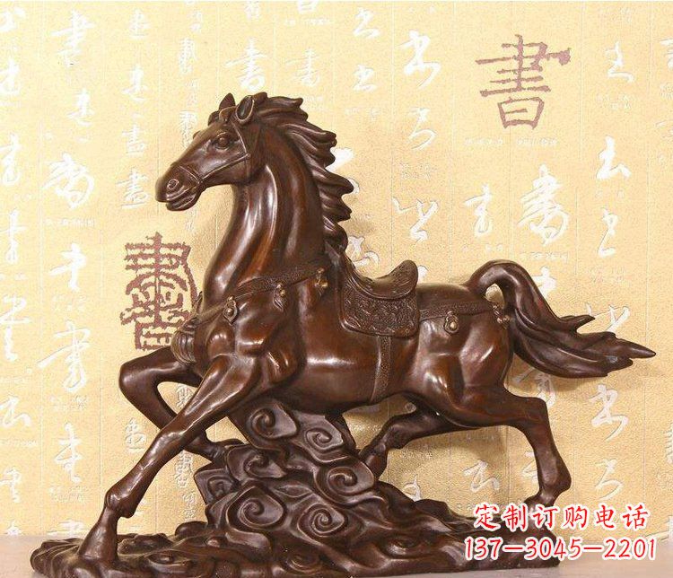 连云港铜雕户外园林动物马雕塑
