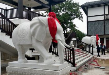 连云港迎接观音祝福的精美大象观音栏杆