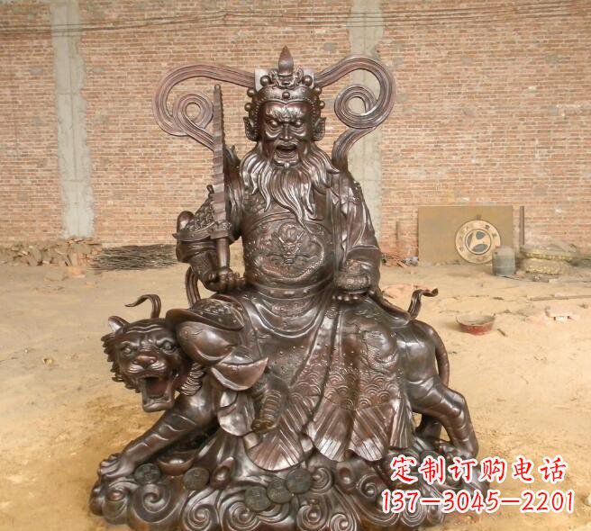 连云港武财神赵公明铜雕