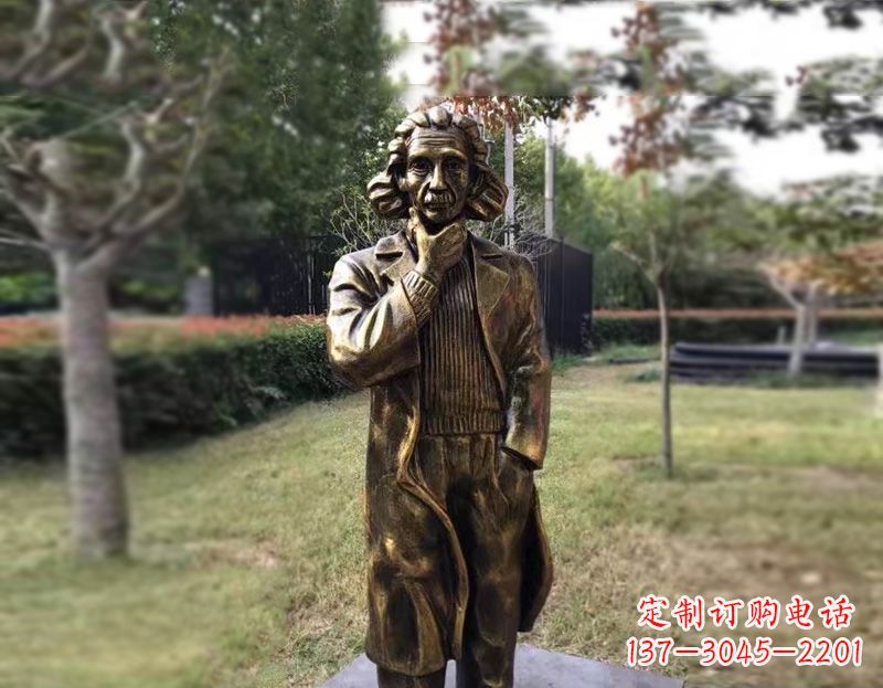 连云港西方名人爱因斯坦铜雕