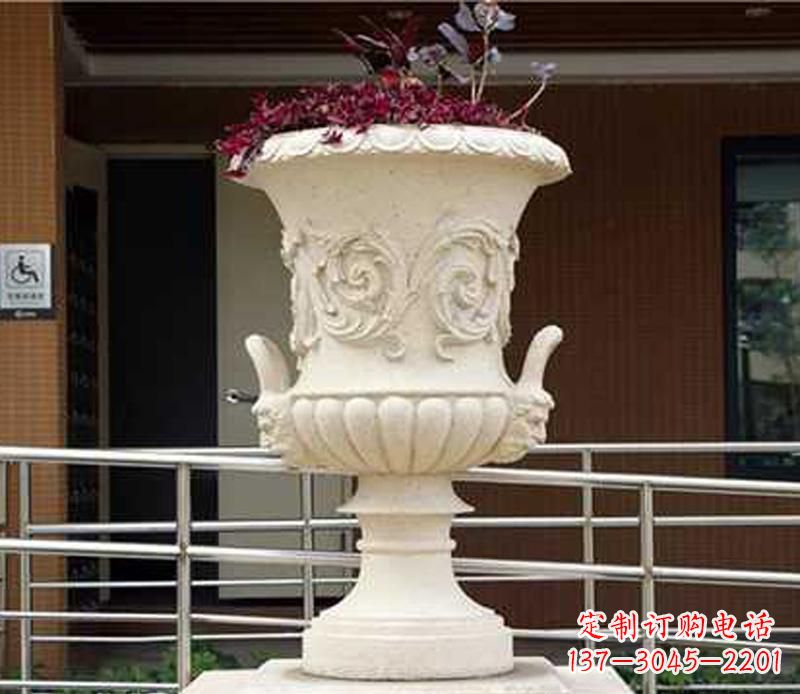 连云港小区花盆景观石雕