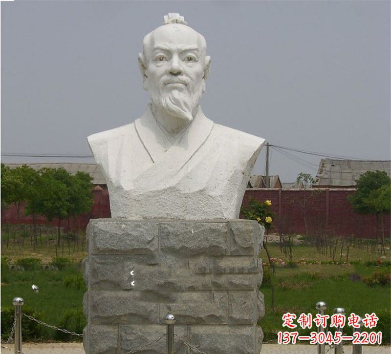 连云港校园大理石张衡雕塑