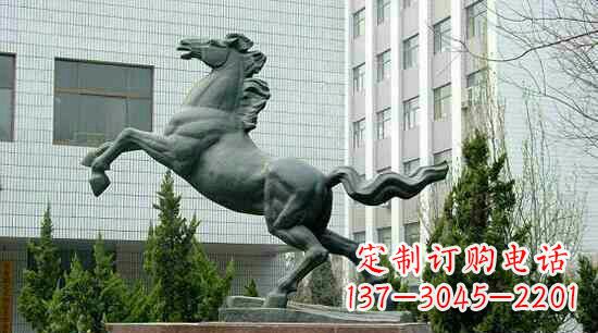 连云港校园龙马精神铜雕