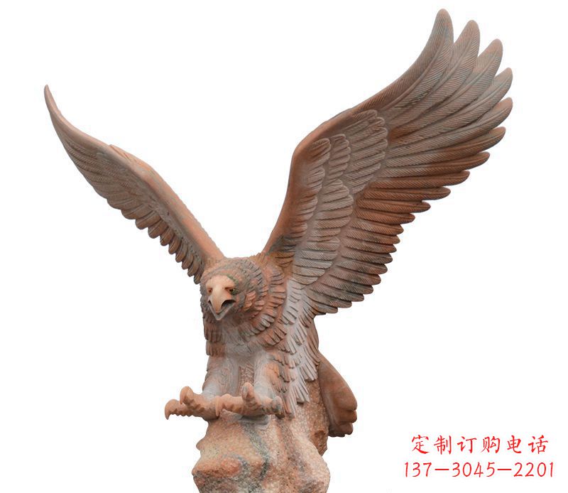 连云港雄鹰展翅石雕