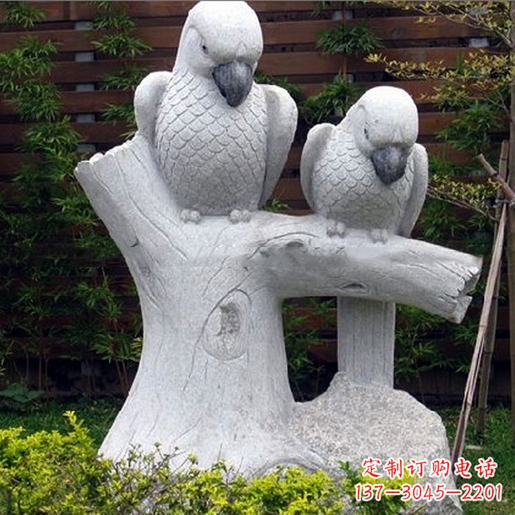 连云港鹦鹉大理石雕塑