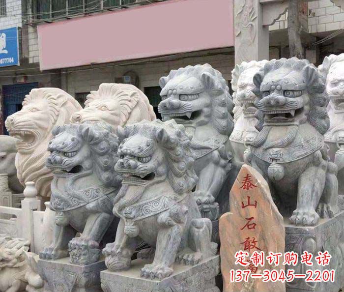 连云港园林景观仿古狮子石雕