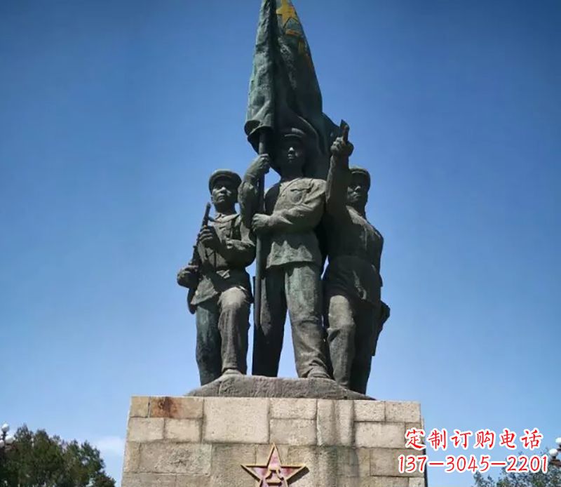 连云港战士革命广场铜雕