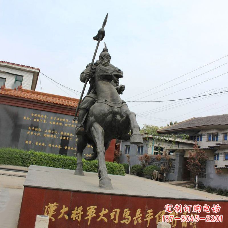 连云港中国历史名人汉朝著名将领民族英雄卫青铜雕塑像