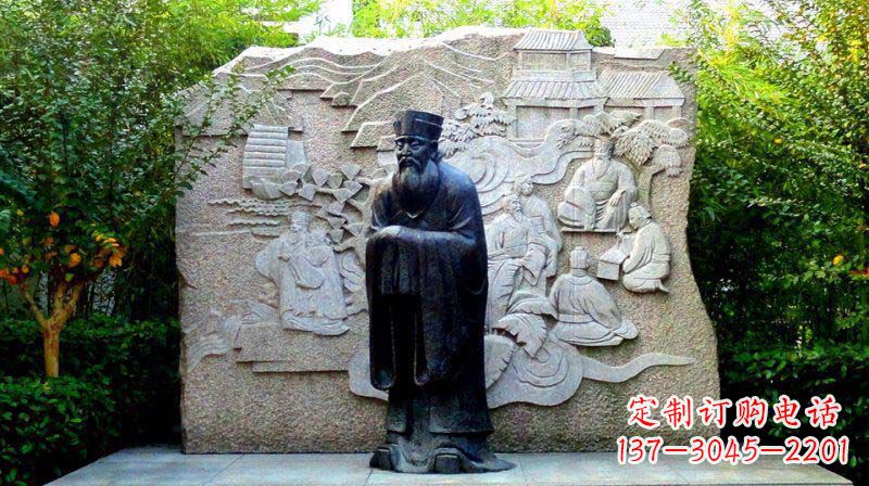 连云港朱熹古代名人铜雕_2