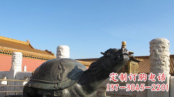 连云港铸铜龙龟寺庙神兽铜雕
