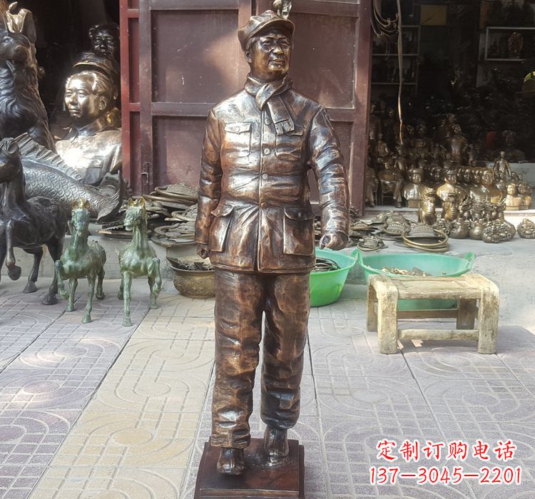 连云港铸铜青年时期毛主席