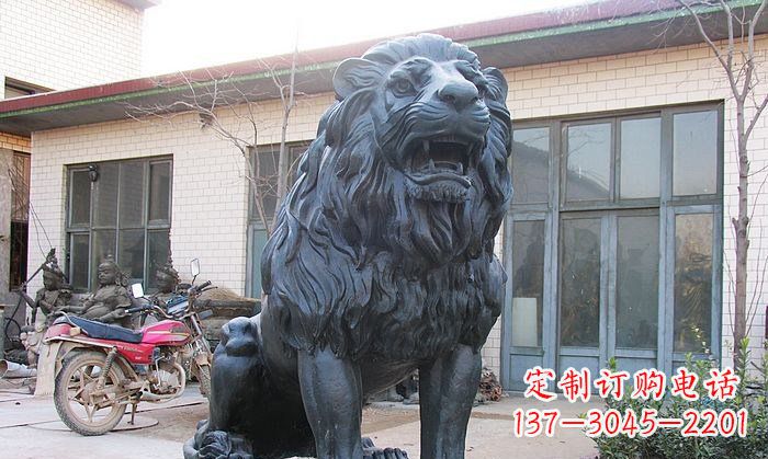 连云港铸铜狮子铜雕