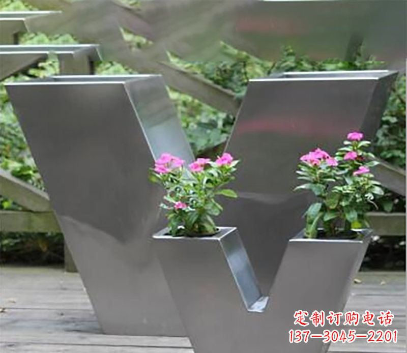 连云港花盆不锈钢雕塑